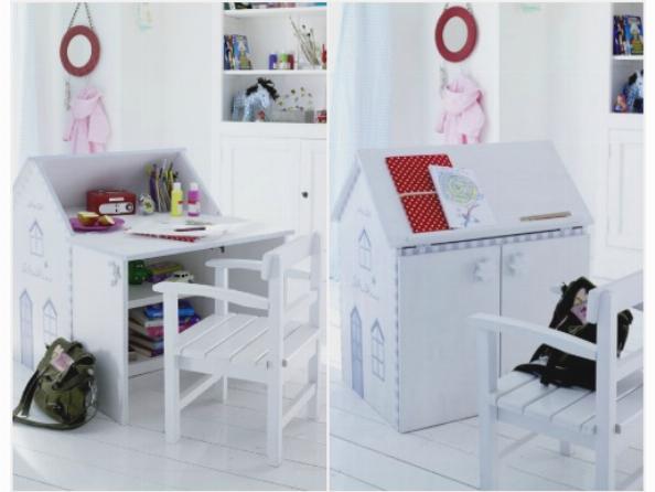 Детский стол с местом для хранения игрушек и вещей