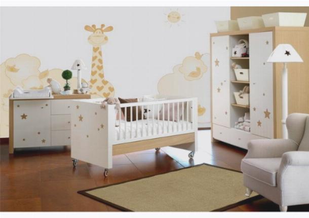 Мебель и интерьер детской комнаты для новорожденного мальчика